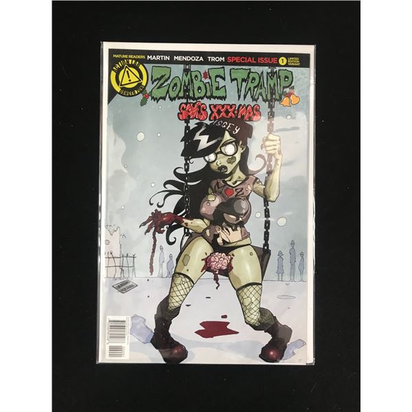 ZOMBIE TRAMP SAVES XXXMAS ACTION LAB COMICS
