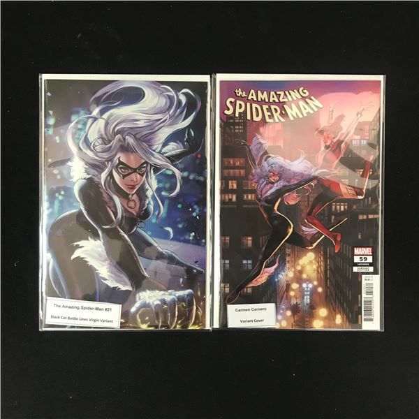 THE AMAZING SPIDERMAN #21 AND #59 VARIANT EDITIONS (MARVEL COMICS)