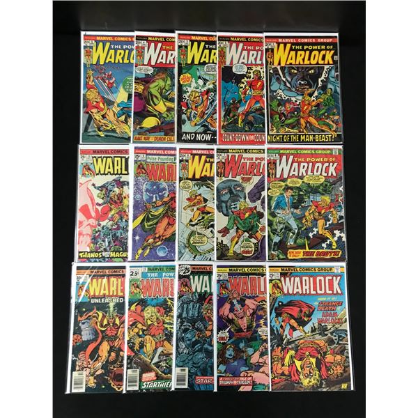 LOT OF 15 WARLOCK COMICS (MARVEL COMICS)