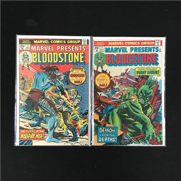 LOT OF 2 BLOODSTONE COMICS (MARVEL COMICS)