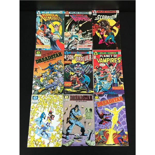 LOT OF 9 COMICS VARIOUS TITLES
