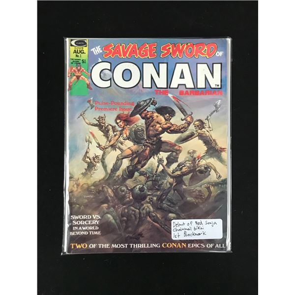 CURTIS COMICS NO.1 THE SAVAGE SWORD OF CONAN