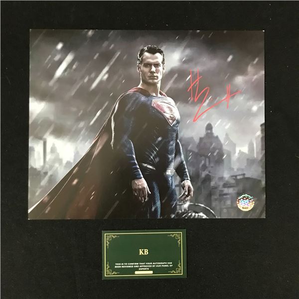 HENRY CAVILL SIGNED "SUPERMAN" 8X10 PHOTO (KB AUTHENTICS COA)