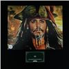 Image 1 : JOHNNY DEPP SIGNED "PIRATES OF THE CARRIBEAN" 8X10 PHOTO (KB AUTHENTICS COA)