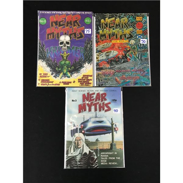 LOT OF 3 NEAR MYTH COMICS