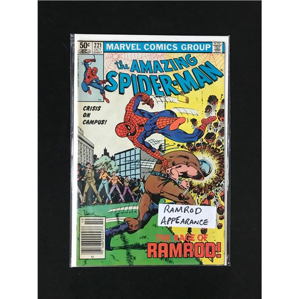 MARVEL COMICS THE AMAZING SPIDER-MAN NO.221