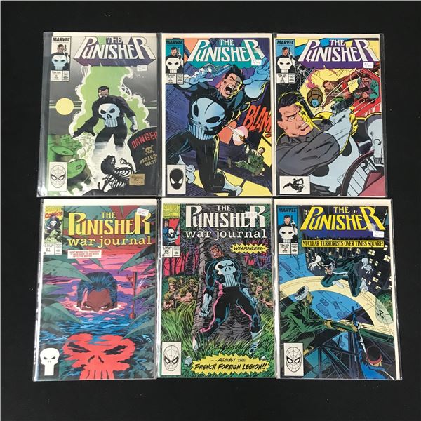 LOT OF 6 THE PUNISHER COMICS (MARVEL COMICS)
