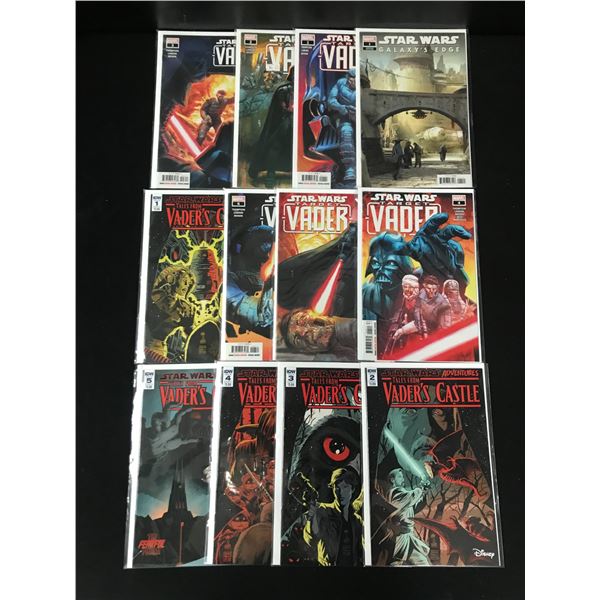 LOT OF 12 STAR WARS COMICS (MARVEL COMICS)