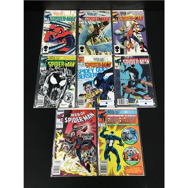 LOT OF 8 SPIDERMAN COMICS (MARVEL COMICS)