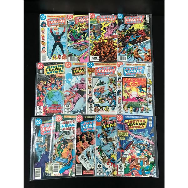 LOT OF 13 LUSTICE LEAUE OF AMERICA COMICS (DC COMICS)
