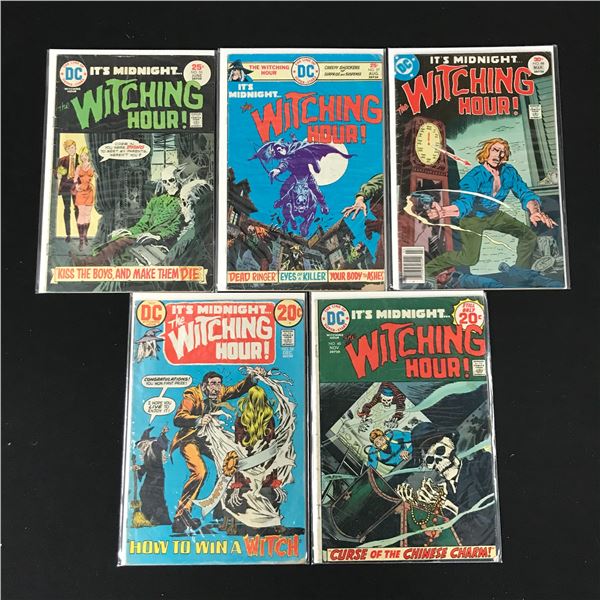 LOT OF 5 WITCHING HOUR COMICS (DC COMICS)