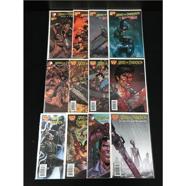 LOT OF 12 ARMY OF DARKNESS COMICS (DYNAMITE COMICS)