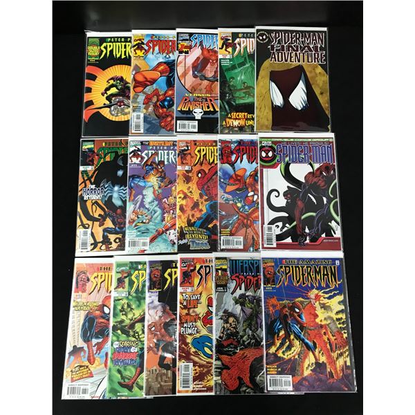 LOT OF 16 SPIDERMAN COMCIS (MARVEL COMICS)
