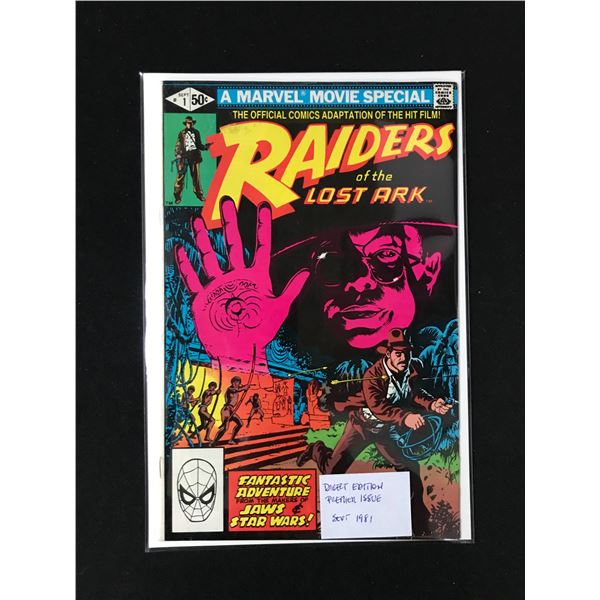 MARVEL COMICS NO.1 RAIDERS OF THE LOST ARK