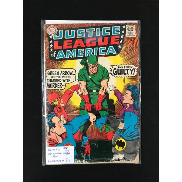 DC COMICS NO.69 JUSTICE LEAGUE OF AMERICA