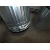 Image 2 : 3 Metal Garbage Cans w/ Lids