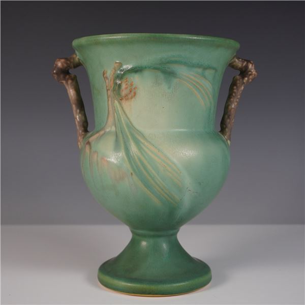 Roseville Pottery Green Pine Cone Vase, 908-8
