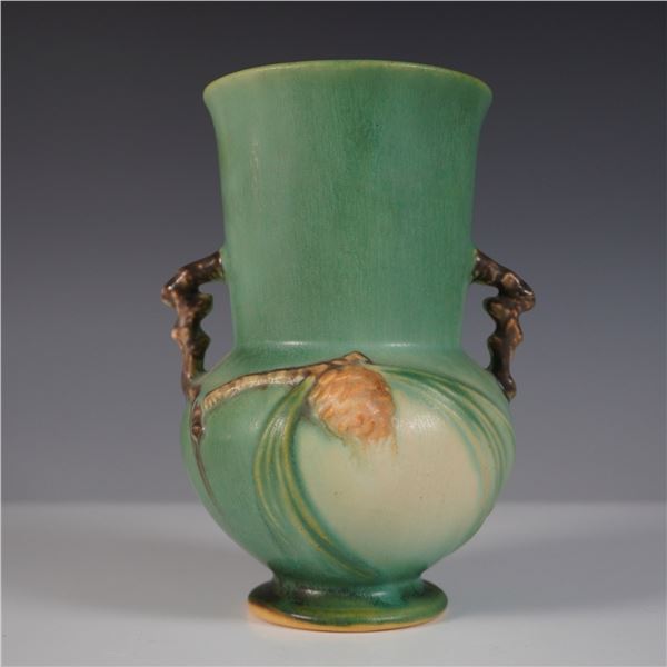Roseville Pottery Ceramic Vase, Pinecone