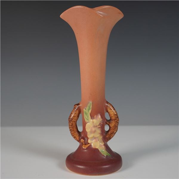 Roseville Apple Blossom Bud Vase