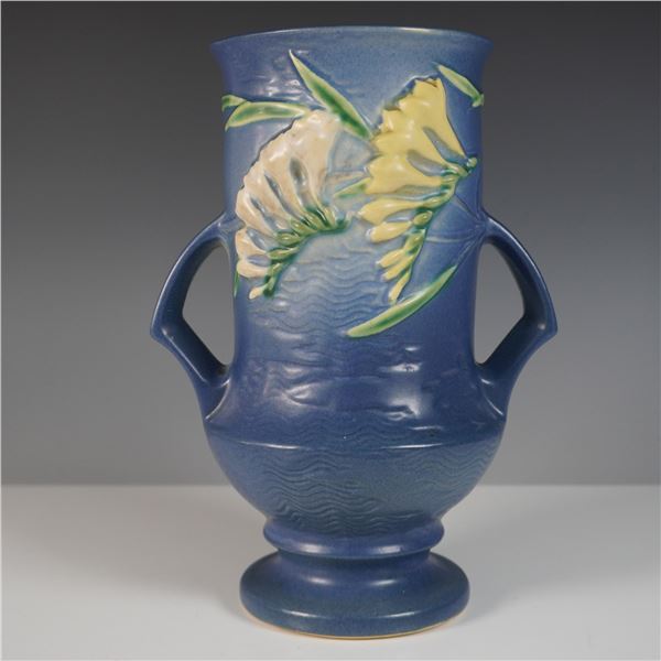 Roseville Pottery Ceramic Vase, Freesia