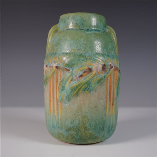 Roseville Pottery Ceramic Vase, Laurel Green