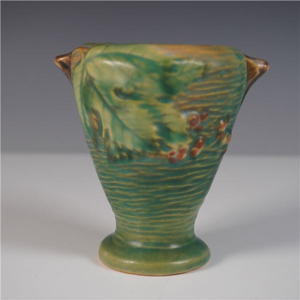 Roseville Pottery Ceramic Vase, Bushberry