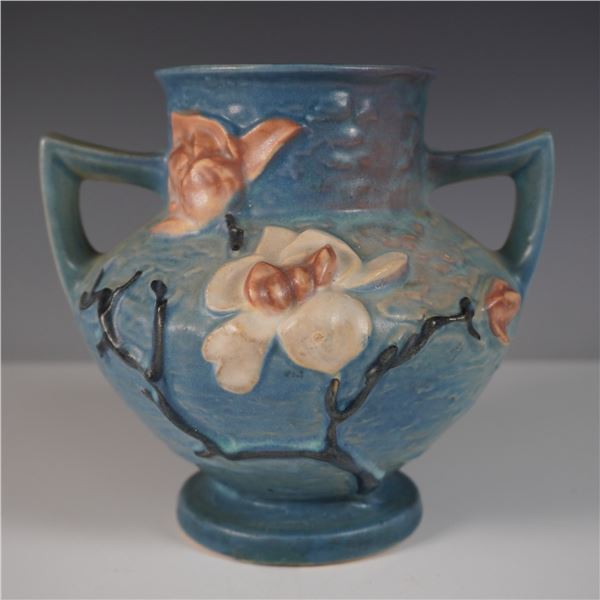 Roseville Pottery Ceramic Vase, Magnolia Pattern