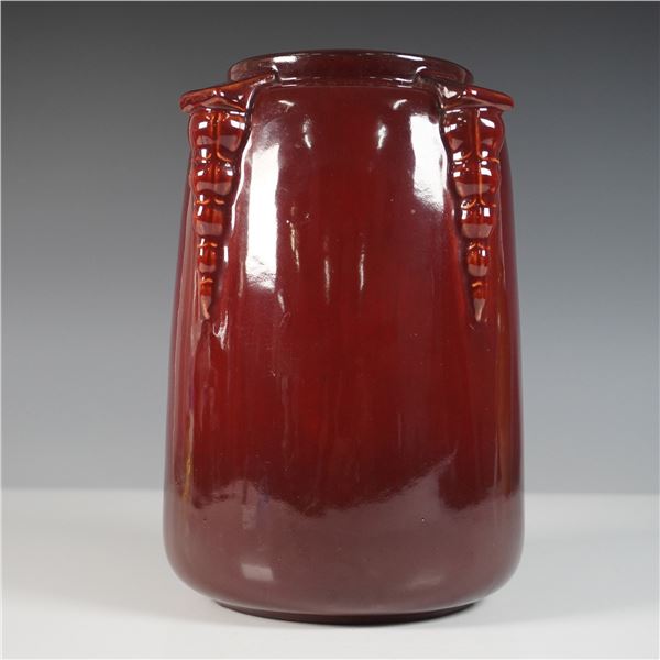 Roseville Pottery Topeo Red Vase