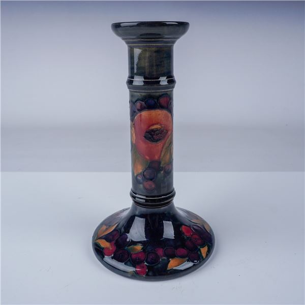 Moorcroft Pottery Pomegranate Candlestick
