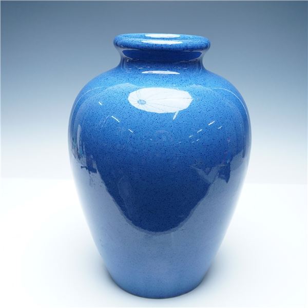 Moorcroft Pottery Speckled Blue Vase