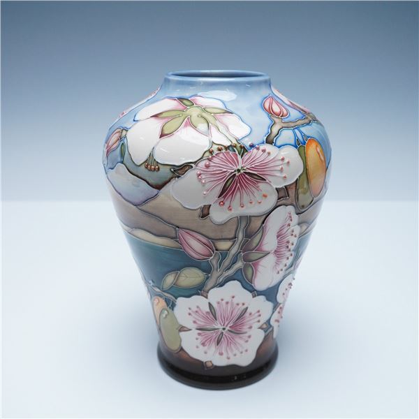 Moorcroft Pottery Vase, Elounda Pattern, Signed Alicia Amison