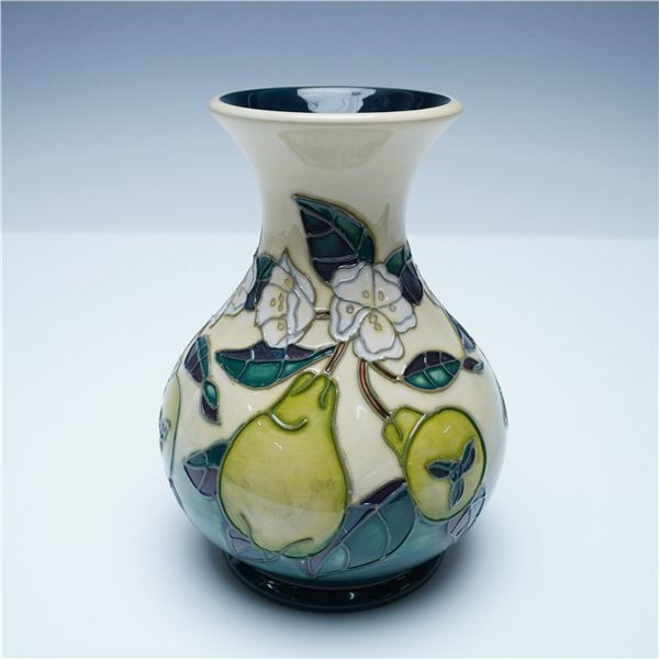 Moorcroft Pottery Vase, Pear Blossom Design
