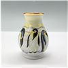 Image 1 : Moorcroft Enamel Penguin Mini Vase