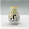 Image 2 : Moorcroft Enamel Penguin Mini Vase