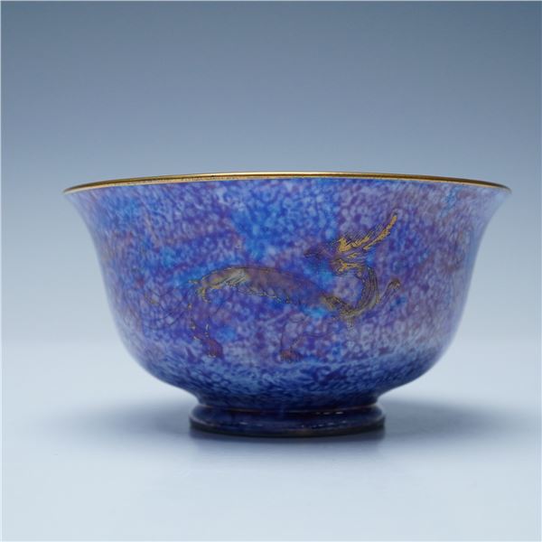 Wedgwood Fairyland Blue Lustre Dragon Mini Bowl