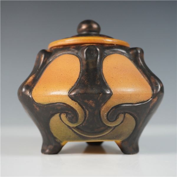 P. Ipsen Enke Danish Art Nouveau Lidded Jar