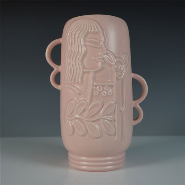 Red Wing Pottery Vase 1151, Pink Glaze