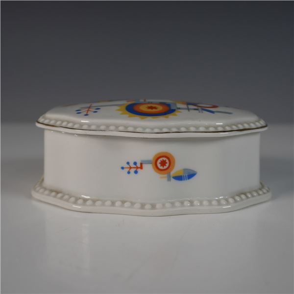 Rosenthal Porcelain Box, Geometric Design