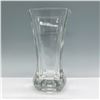 Image 1 : French Crystal Vase, Geometric Faceted Design