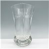Image 2 : French Crystal Vase, Geometric Faceted Design