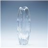 Image 1 : Stephens Crystal Fluted Crystal Vase