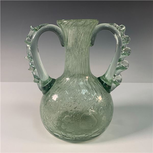 Skansens Glasbruk Style Vase, Attrib to Ture Berglund