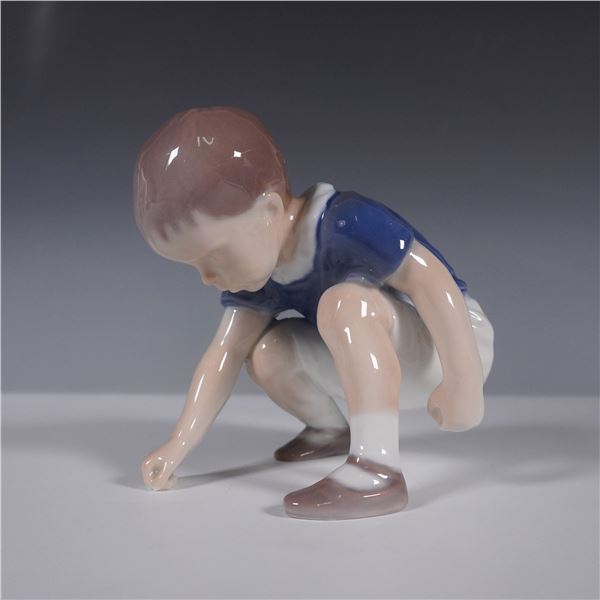 Bing & Grondahl Porcelain Figurine of a Boy Playing