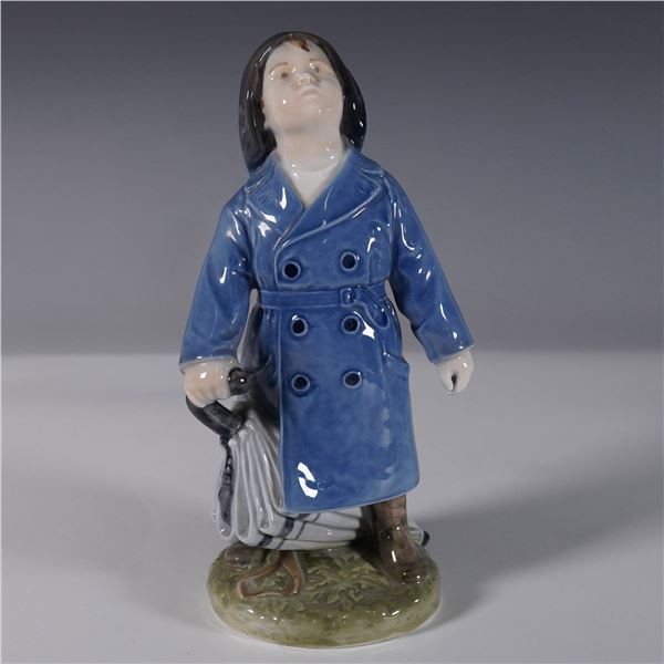 Royal Copenhagen Porcelain Figurine, Girl with Umbrella 3556