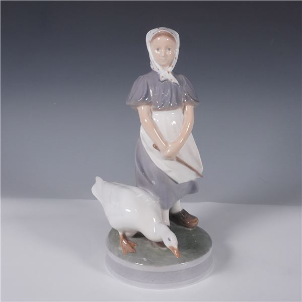 Royal Copenhagen Porcelain Figurine, Goose Girl