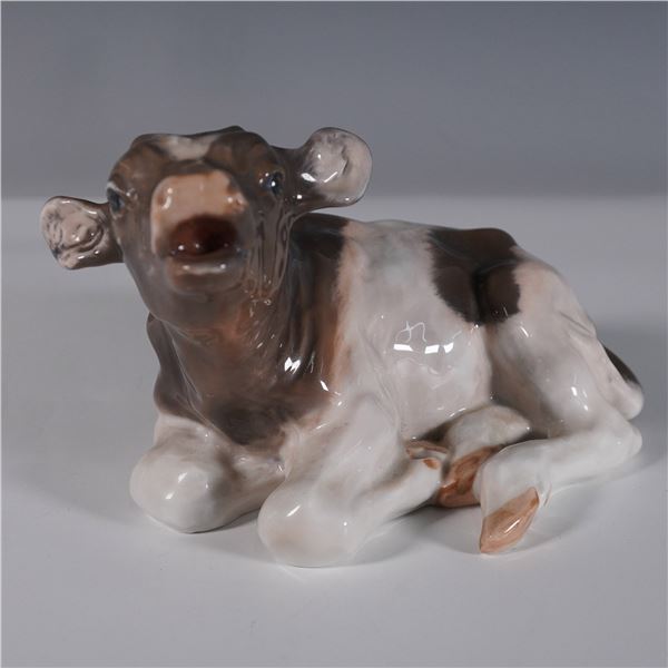 Royal Copenhagen Porcelain Figurine, Lying Calf