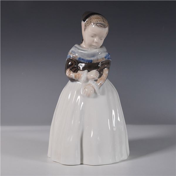 Royal Copenhagen Porcelain Figurine, Standing Amager Girl