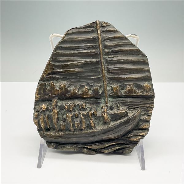 Kenneth Treister Bronze Relief Sculpture, Exodus