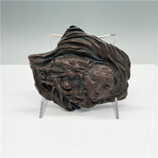 Auschwitz Memorial Bronze Relief Sculpture by K. Treister