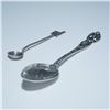 Image 1 : 2pc Sterling Silver Figural Spoon and Souvenir Spoon